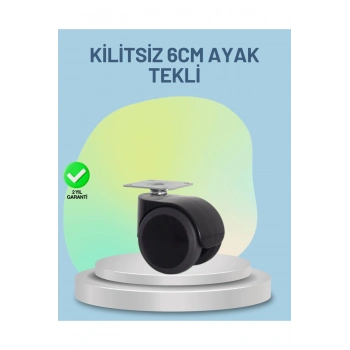Mobilya Tekerleği 6 cm Kilitsiz Tekli Satış