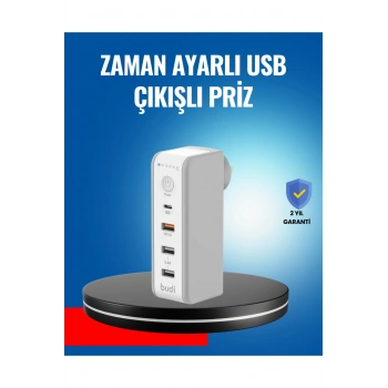 Ev ve Ofis İçin Zaman Kontrollü Çoklu Şarj Cihazı