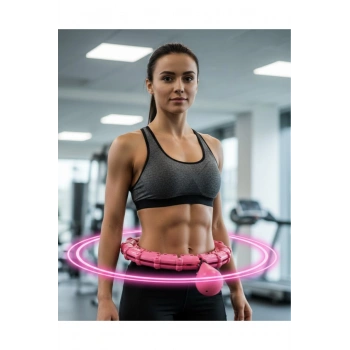 Masajlı Akıllı Hula Hoop Ayarlanabilir Fitness Çemberi