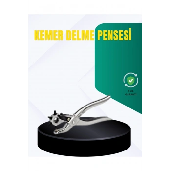 Metal Gövdeli Ayarlanabilir Deri Delme Pensesi 2.5–5 mm Delik Açma Aracı