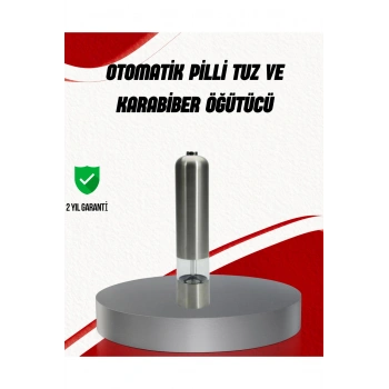 Işıklı Pilli Baharat Değirmeni Taze ve Pratik Öğütme