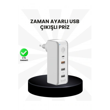 Akıllı Zaman Ayarlı Şarj Cihazı Güvenli ve Enerji Tasarruflu