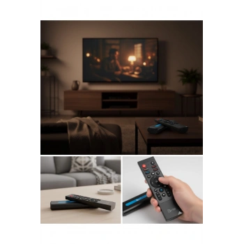 8K Android TV Stick Bas Konuş Destekli Güçlü