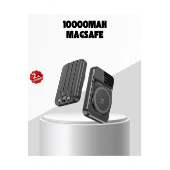 15W Kablosuz Şarj Özellikli 10000 mAh Powerbank – Type-C Hızlı Şarj
