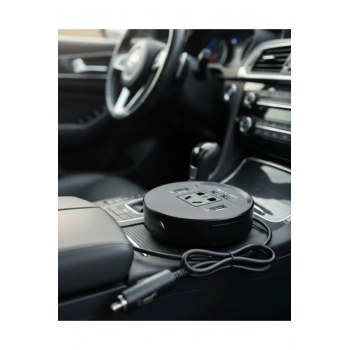 Araç İçi Power Inverter Çoklu USB Girişli Hızlı ve Güvenli Şarj