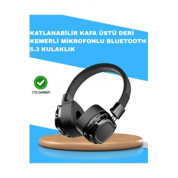 Katlanabilir Tasarımlı Taşınabilir Kablosuz Müzik Kulaklığı