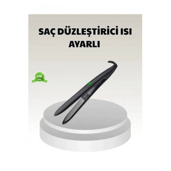 Dijital Ekranlı Isı Ayarlı Saç Düzleştirici – Titanyum Plaka, Seyahat Dostu Tasarım
