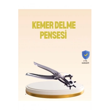 Profesyonel Deri Delme Pensesi Döner Başlıklı Kemer Delici 6 Fonksiyonlu
