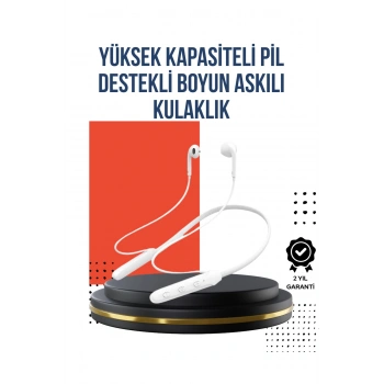 Uzun Süre Dayanıklı Manyetik Başlıklı Bluetooth Kulaklık