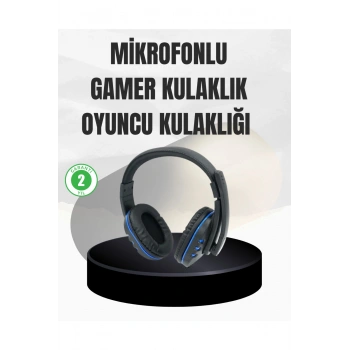Stereo Oyun Kulaklığı – Güçlü Bas, Mikrofonlu ve Konforlu Tasarım