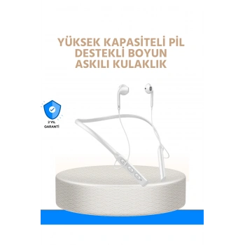 Gürültü Azaltıcı Ergonomik Boyun Askılı Kablosuz Kulaklık