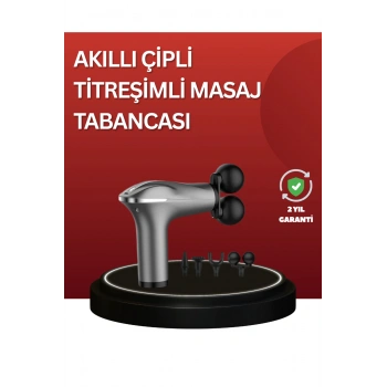 Çok Fonksiyonlu 4 Başlıklı Şarjlı Masaj Aleti Rahatlatıcı