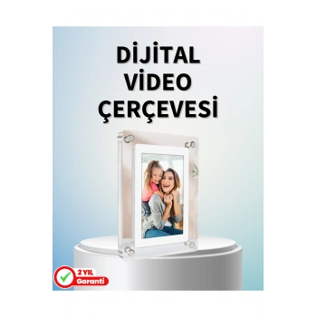 Dayanıklı ve Hafif Tasarım – 7 İnç Dijital Fotoğraf Çerçevesi Ev ve Ofis İçin