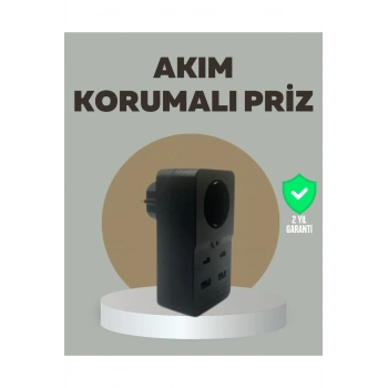 Akıllı Akım Dengelemeli Priz 2500W 4 USB Type C Çıkışlı