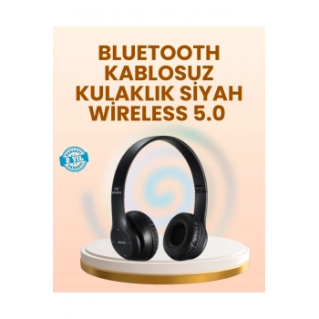 Ayarlanabilir Baş Bandı ve Yumuşak Kulak Yastıklı Bluetooth Kulaklık