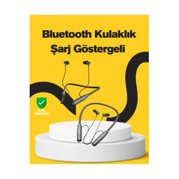 Y12 Bluetooth Boyun Bantlı Kulaklık – 100 Saat Pil, Bluetooth 5.3, Dokunmatik Kontrol