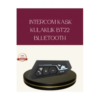 Motosiklet Sürüşleri İçin BT22 Kask Bluetooth Kulaklık Mikrofonlu