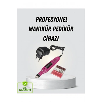 Profesyonel Tırnak Manikür Aleti – Şarjlı, Ayarlanabilir Hız, Düşük Titreşim ve Sessiz Motor Teknolo