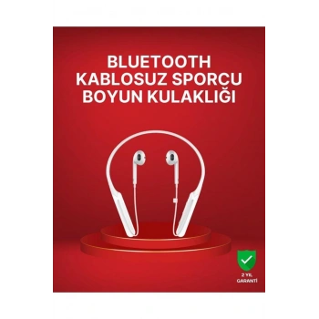 Boyun Askılı Kablosuz Kulaklık – Uzun Süreli Batarya Performansı