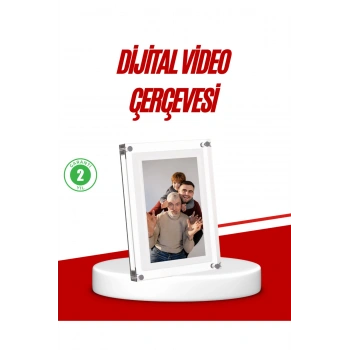 Şık ve Dekoratif 7 İnç Dijital Fotoğraf Çerçevesi – Anılarınızı Sergileyin