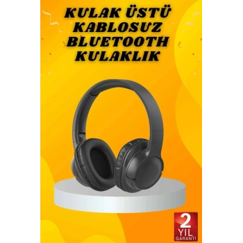 Kulak Üstü Bluetooth Kulaklık Ayarlanabiilir Uzun Pil Ömrü Kablosuz 5.0 Bluetooth