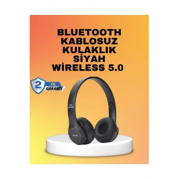 Mikrofonlu Kablosuz Kulaklık | Uzun Pil Ömrü ve Stereo Ses Performansı