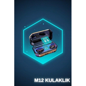 Kadınlar İçin 3 Kordonlu Akıllı Saat ve Dijital Göstergeli Powerbankli Bluetooth Kulaklık Dokunmatik