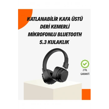 Kristal Netliğinde Ses ve Güçlü Baslı Kablosuz Kulak Üstü