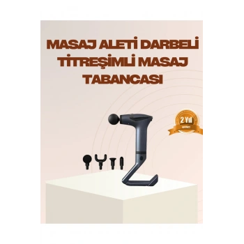 Şarjlı Taşınabilir 3in1 Titreşimli Masaj Aleti Esneme Bantlı