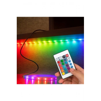 RGB Şerit 30 LED Kumandalı USB Bağlantılı