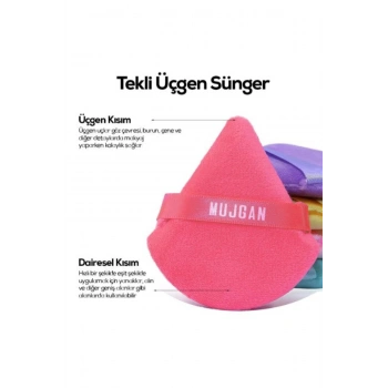 Üçgen Makyaj Süngeri Puf