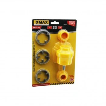 6PCS PLASTİK SU BORUSU DIŞ DİŞ AÇMA MATKAP UCU 1 - 1/2 - 3/4 (5324)