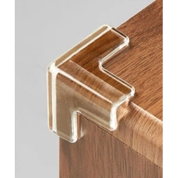 8li Set Silikon Şeffaf Masa Kenarı Koruma Aparatı