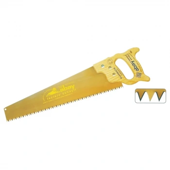 Abay Sarı Çelik Pala Testere 50 Cm - Ahşap Sap
