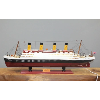 Ahşap Titanik Gemisi Ledli