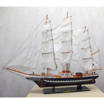 Ahşap Yelken Gemi Model 4