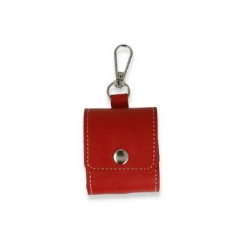 Airpods 2 (2.nesil) Askılı Kılıf - Kırmızı