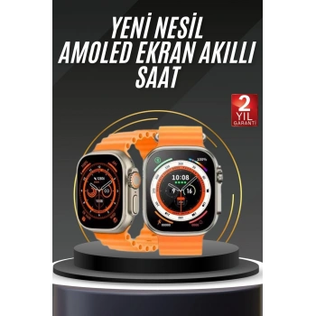 Akıllı Saat Android ve İOS Uyumlu 49 MM NFC Özelliği GPS Takibi