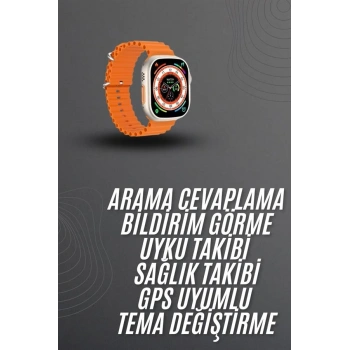 Akıllı Saat Arama Cevaplayan Bildirim Görme Yeni Nesil Bluetooth Bağlantılı