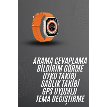 Akıllı Saat Arama Cevaplayan Bildirim Görme Yeni Nesil Bluetooth Bağlantılı