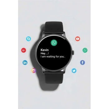 Akıllı Saat Çok Fonksiyonlu Sesli Görüşme Nfc Uyumlu Amoled Ekran