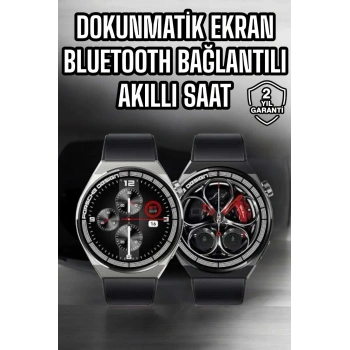 Akıllı Saat Dokunmatik Ekran Sesli Görüşme ve Bildirim Görme Sağlık Takibi
