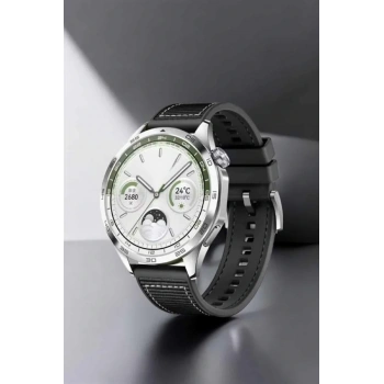 Akıllı Saat Metal Kordonlu GPS ve NFC Uyumlu Arama Cevaplayan