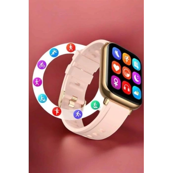 Akıllı Saat Sesli Görüşme Bildirim Görme Uyku ve Sağlık Takibi