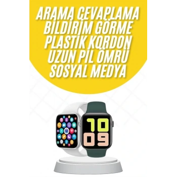 Akıllı Saat Uyku ve Sağlık Takibi Arama Cevaplama 44 MM Amoled Ekran
