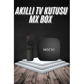 Akıllı TV kutusu Mx Box Android 7.1 TV kutusu 2.4G Wifi