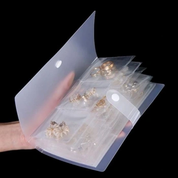 Albüm Şeklinde Aksesuar, Takı Saklama Poşetleri Kolye, Küpe, Bileklik Organizeri (5324)