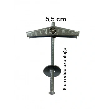 Alçıpan Askı Dübel Yaylı 12X80 5 Adet