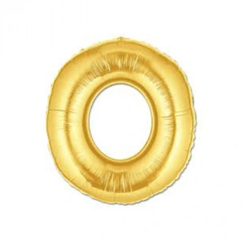 Altın Sarısı Folyo Harf Balon 1 Metre