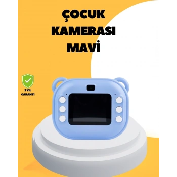 Anında Baskı Özellikli Şipşak Kamera – 24MP HD Çift Lensli, 32GB Hafızalı